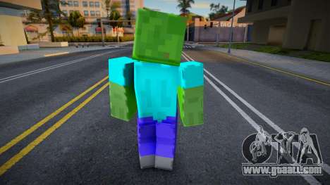Minecraft Zombie for GTA San Andreas