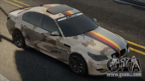BMW M5 E60 Deutsch kamo for GTA San Andreas