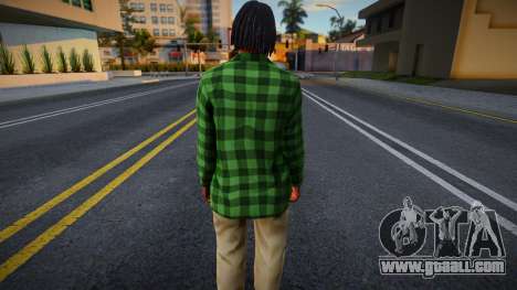 [HQ] grove with dreads for GTA San Andreas