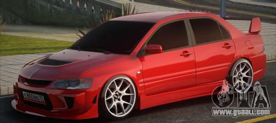 Mitsubishi Lancer Evolution Red Edition for GTA San Andreas