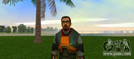 Gordon Freeman Green Eyes for GTA Vice City
