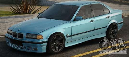 BMW E36 Blue for GTA San Andreas