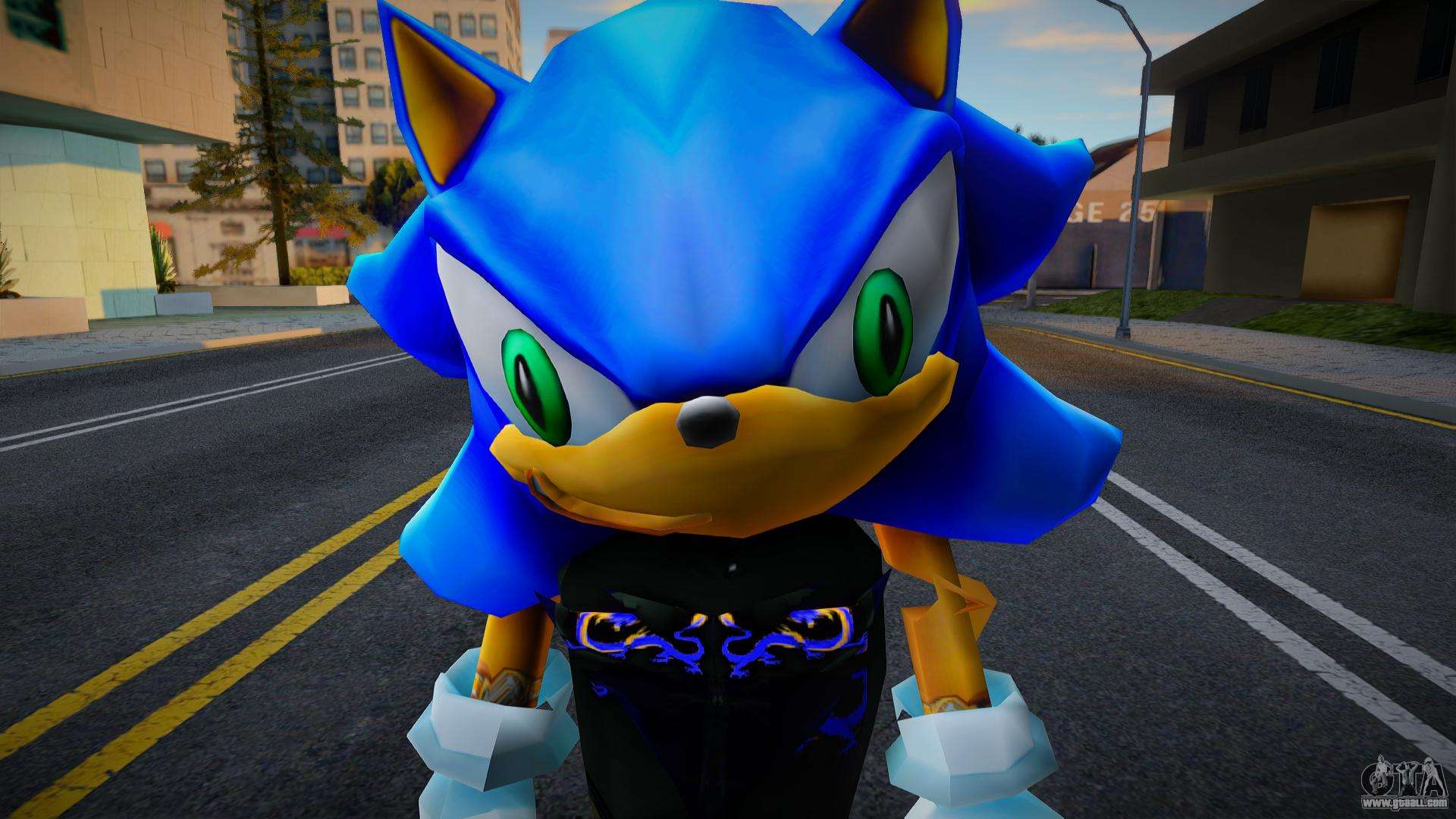 Majin Sonic for GTA San Andreas