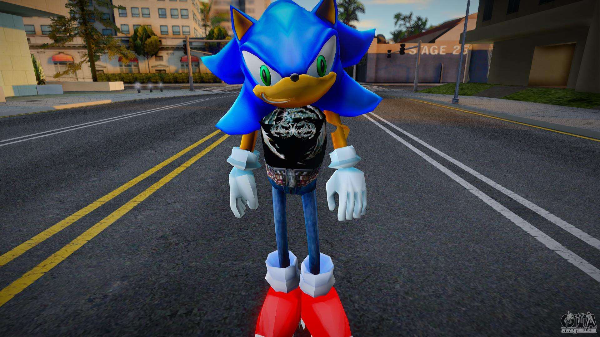 Majin Sonic for GTA San Andreas