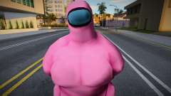Among Us Imposter Musculosos Pink for GTA San Andreas