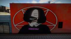 Anime Girl Wall Art Hentai for GTA San Andreas