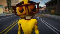 Emoji con cara de nerd inteligente con extremida for GTA San Andreas