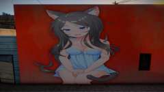 Anime Girl Wall Art pt. 4 for GTA San Andreas