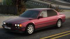 BMW 750I E38 1996 [Red] for GTA San Andreas