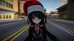 Kurumi Tokisaki (With Christmas Hat) for GTA San Andreas