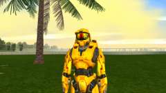Master Chief Yellow for GTA Vice City
