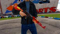 SuperMan AK47 skin mod for GTA 4