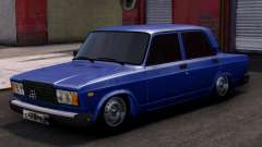 Vaz 2107 Blue for GTA 4