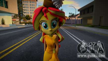 Sunset Shimmer Detective for GTA San Andreas