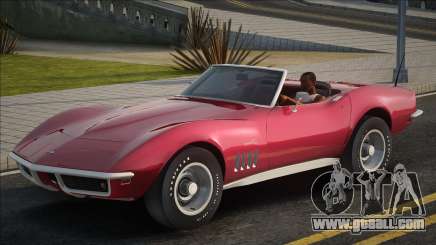 Chevrolet Corvette C3 Convertible [Red] for GTA San Andreas