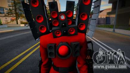 Titan Speakerman Mejorado Estatura Normal for GTA San Andreas