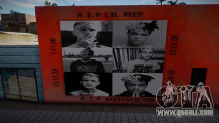 LIL PEEP & XXXTENTACION WALL ART for GTA San Andreas