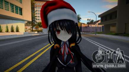 Kurumi Tokisaki (With Christmas Hat) for GTA San Andreas