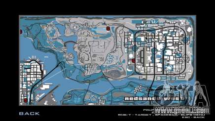 Blue State Map for GTA San Andreas