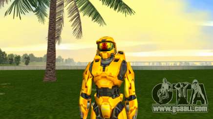 Master Chief Yellow for GTA Vice City