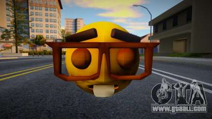 Emoji con cara de nerd inteligente for GTA San Andreas