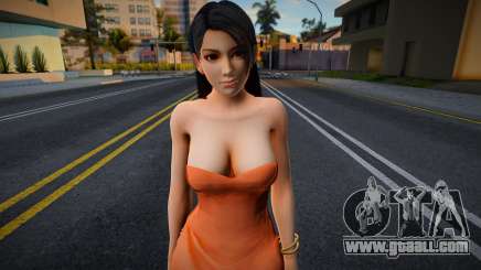 Momiji Orange Dress for GTA San Andreas