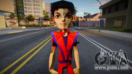 Michael Jackson con traje de Thriller del juego for GTA San Andreas