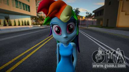 Rainbow Dash Dress for GTA San Andreas