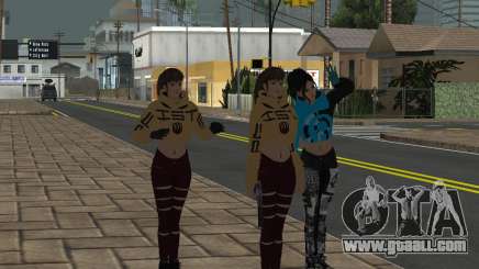 Gang Girls Grove for GTA San Andreas