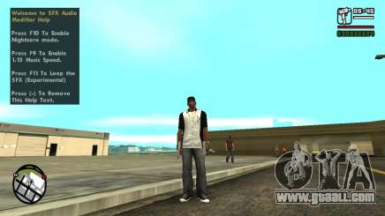 Audio SFX Modifier - Mod for GTA San Andreas