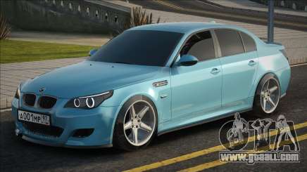 BMW M5 E60 Blue ver for GTA San Andreas