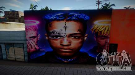 XXXTENTACION & LIL PEEP WALL ART for GTA San Andreas