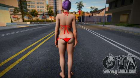 Ayane Red Swimsuit for GTA San Andreas