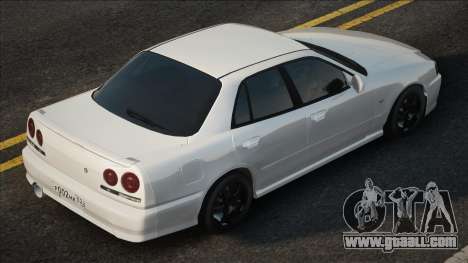 Nissan Skyline White for GTA San Andreas