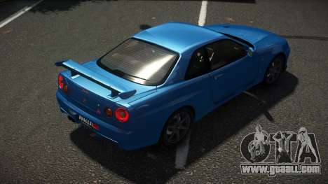 Nissan Skyline R34 G-Sports V1.1 for GTA 4
