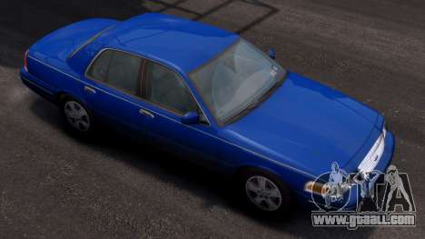 Ford Crown Victoria LX 1999 [Blue] for GTA 4