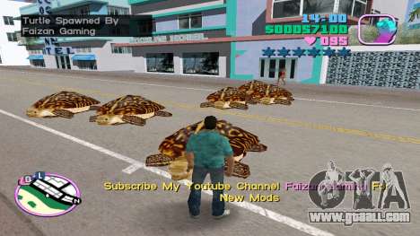 Spawn Turtle for GTA Vice City