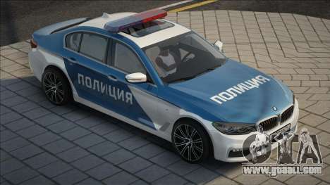 BMW G30 540i Police for GTA San Andreas