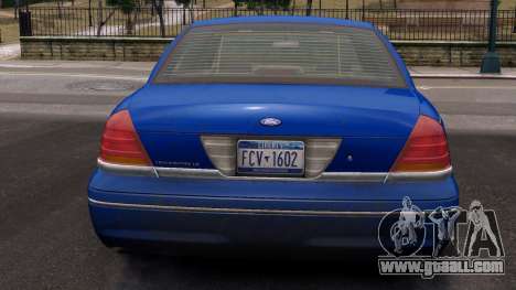 Ford Crown Victoria LX 1999 [Blue] for GTA 4