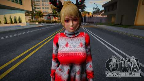 DOAXVV Yukino - Christmas Sweater Dress v1 for GTA San Andreas