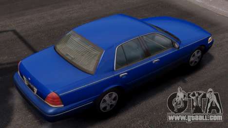 Ford Crown Victoria LX 1999 [Blue] for GTA 4