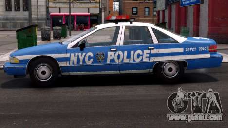 NYPD - Chevrolet Caprice Tripack Police for GTA 4