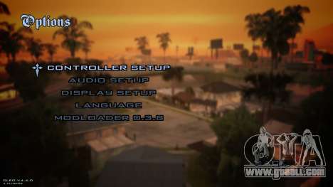 New Menu Background for GTA San Andreas