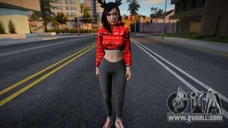 Tifa Lockhart - Invernal Sweater v2 for GTA San Andreas
