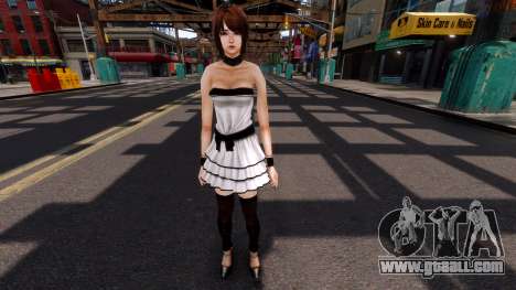 Fatal Frame 4 Girl Ruka White Dress for GTA 4