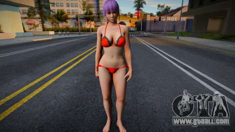 Ayane Red Swimsuit for GTA San Andreas
