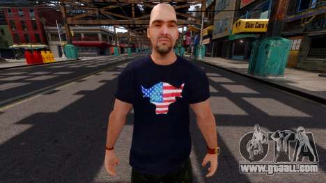 Jocks in WWE wrestlers' T-shirts for GTA 4