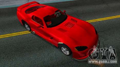 Dodge Viper Competition TT Black Revel for GTA Vice City