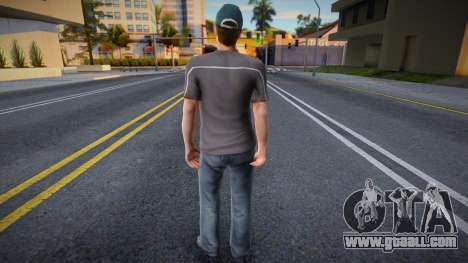 A man in a cap in the style of the Kyrgyz Republ for GTA San Andreas