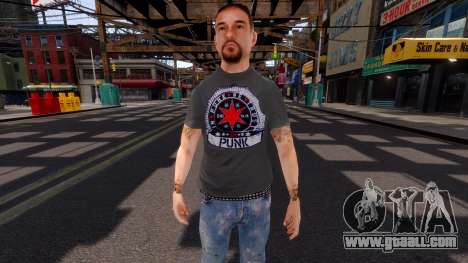 Punks in t-shirts CM Punk from WWE for GTA 4